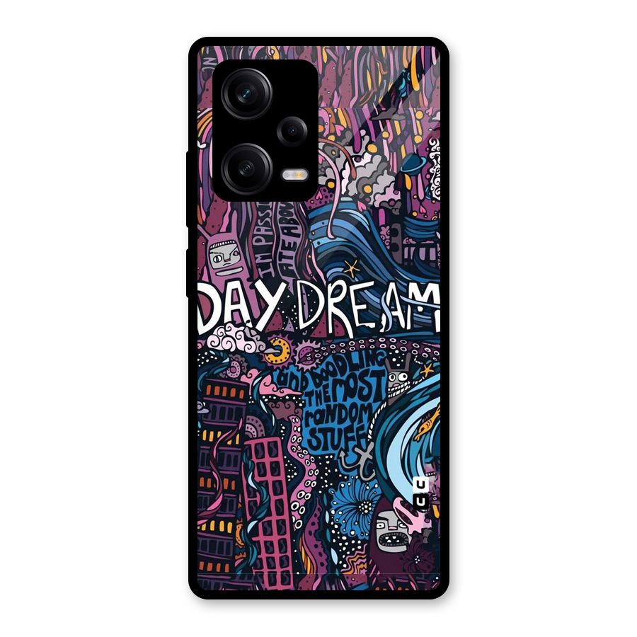 Daydream Design Glass Back Case for Redmi Note 12 Pro