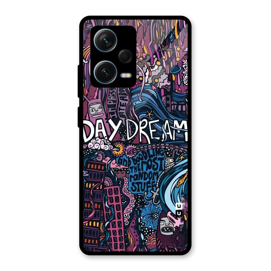 Daydream Design Glass Back Case for Redmi Note 12 Pro Plus 5G