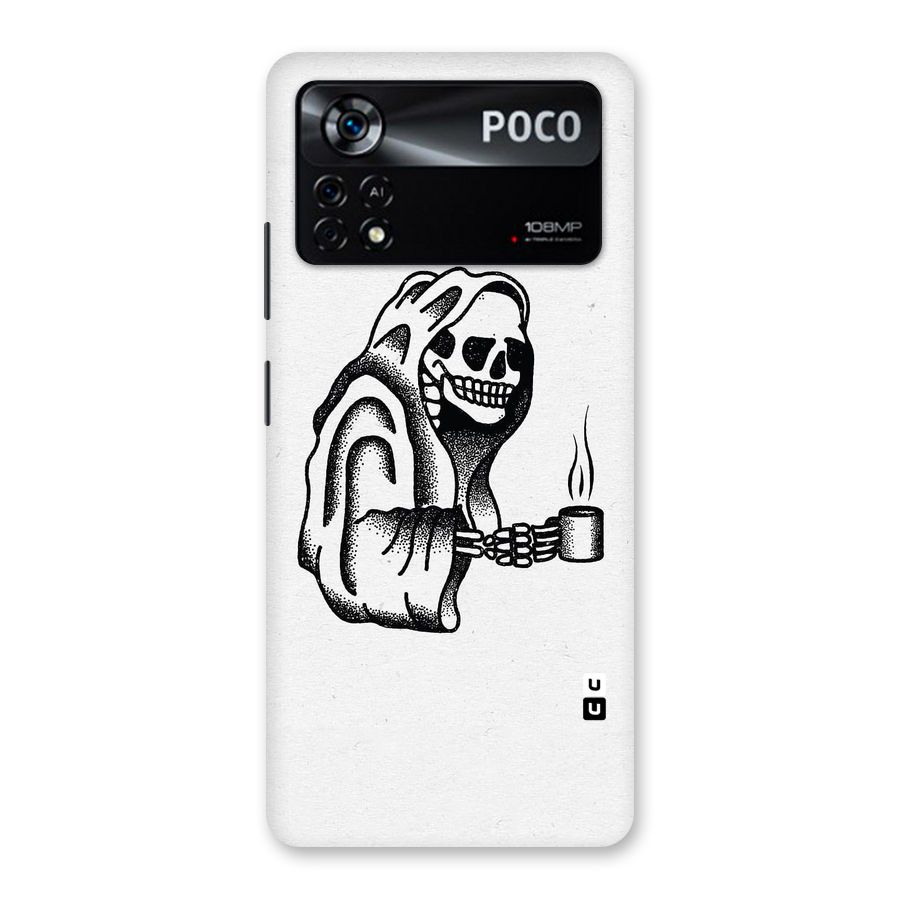 Dead But Coffee Back Case for Poco X4 Pro 5G