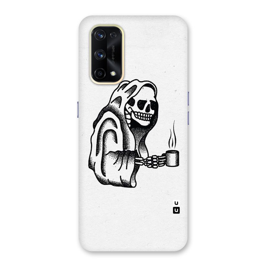 Dead But Coffee Glass Back Case for Realme X7 Pro
