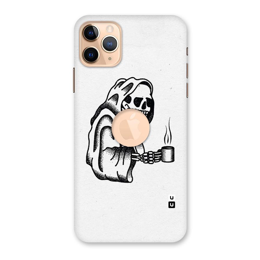 Dead But Coffee Back Case for iPhone 11 Pro Max Logo Cut