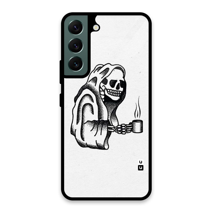 Dead But Coffee Glass Back Case for Galaxy S22 5G