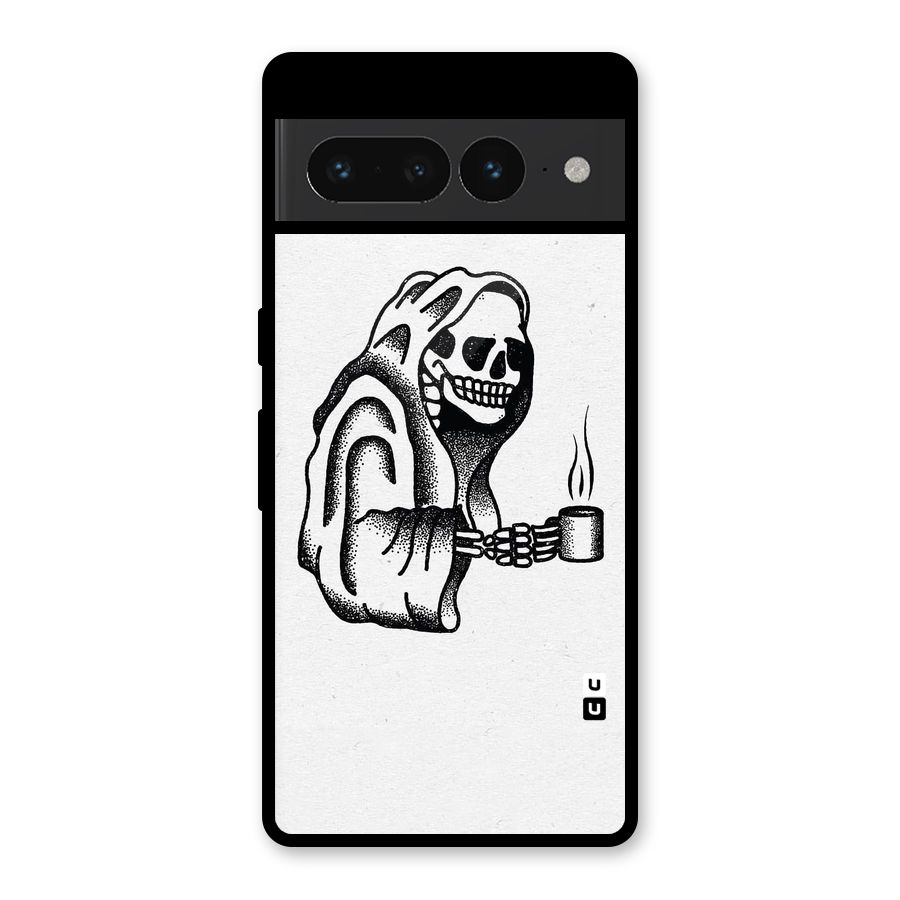 Dead But Coffee Glass Back Case for Google Pixel 7 Pro