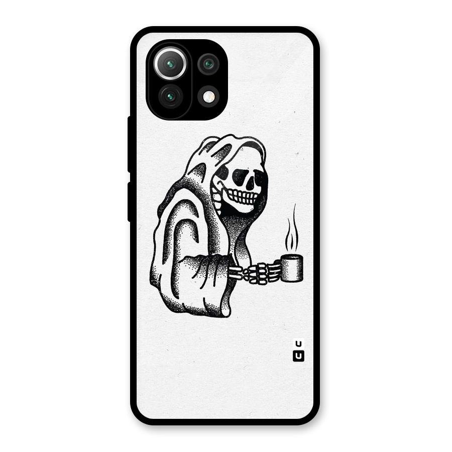 Dead But Coffee Glass Back Case for Mi 11 Lite