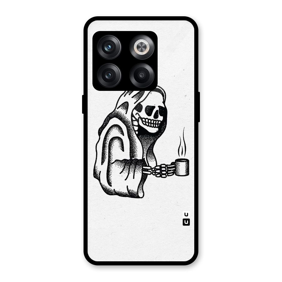 Dead But Coffee Glass Back Case for OnePlus 10T