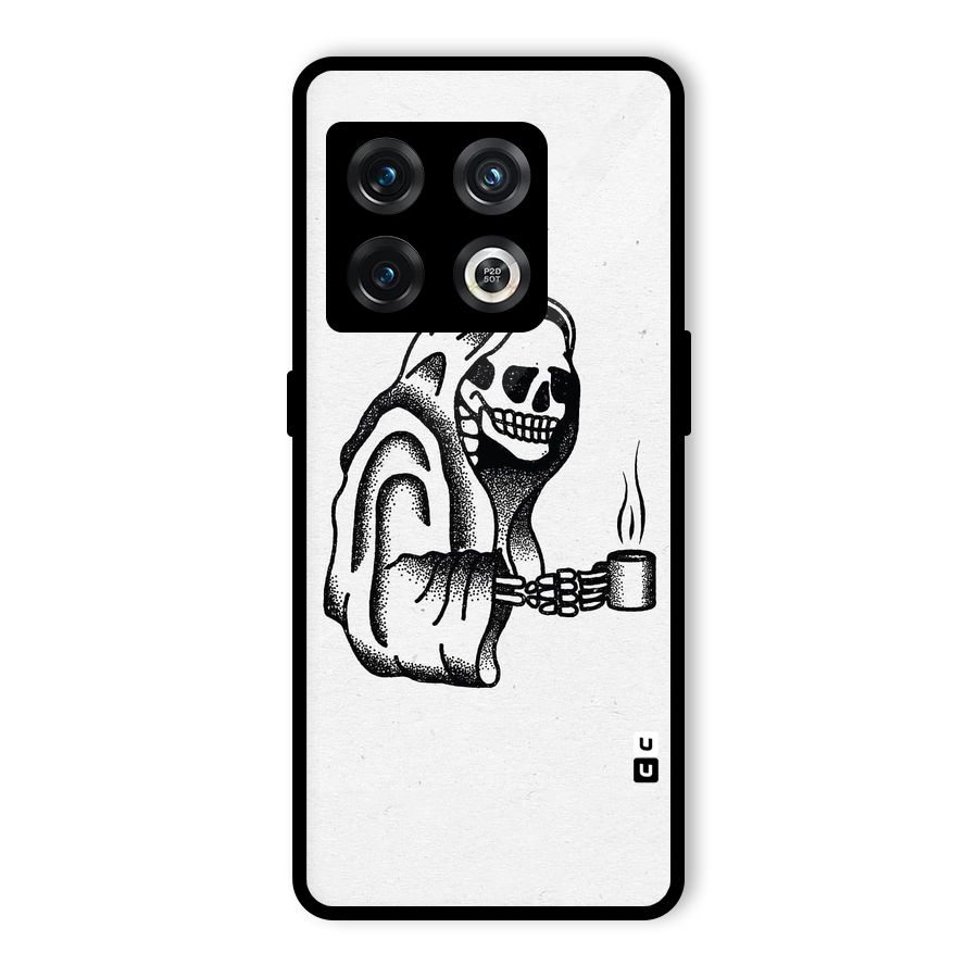 Dead But Coffee Glass Back Case for OnePlus 10 Pro 5G