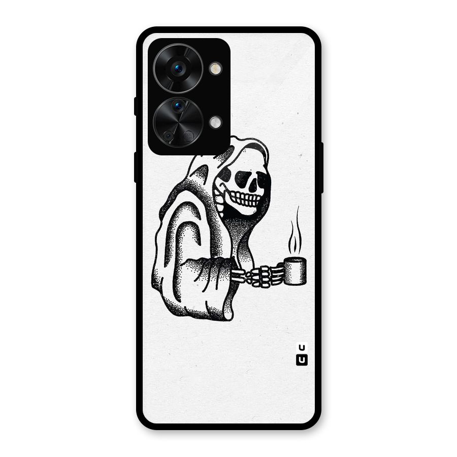 Dead But Coffee Glass Back Case for OnePlus Nord 2T