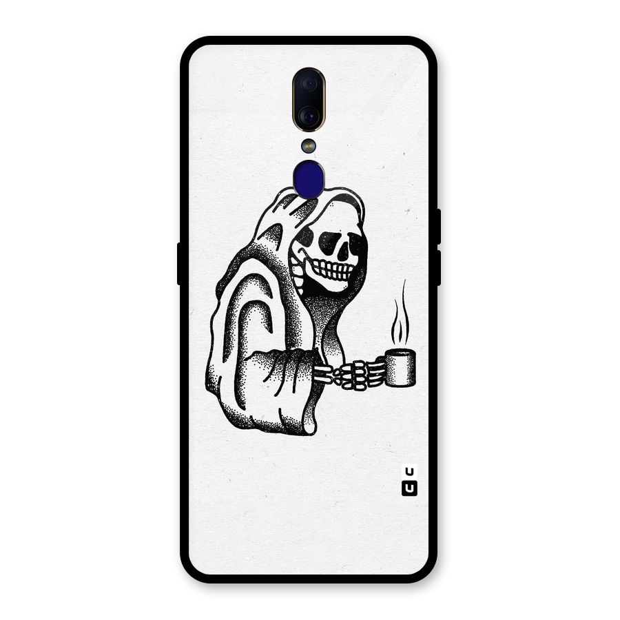 Dead But Coffee Glass Back Case for Oppo F11
