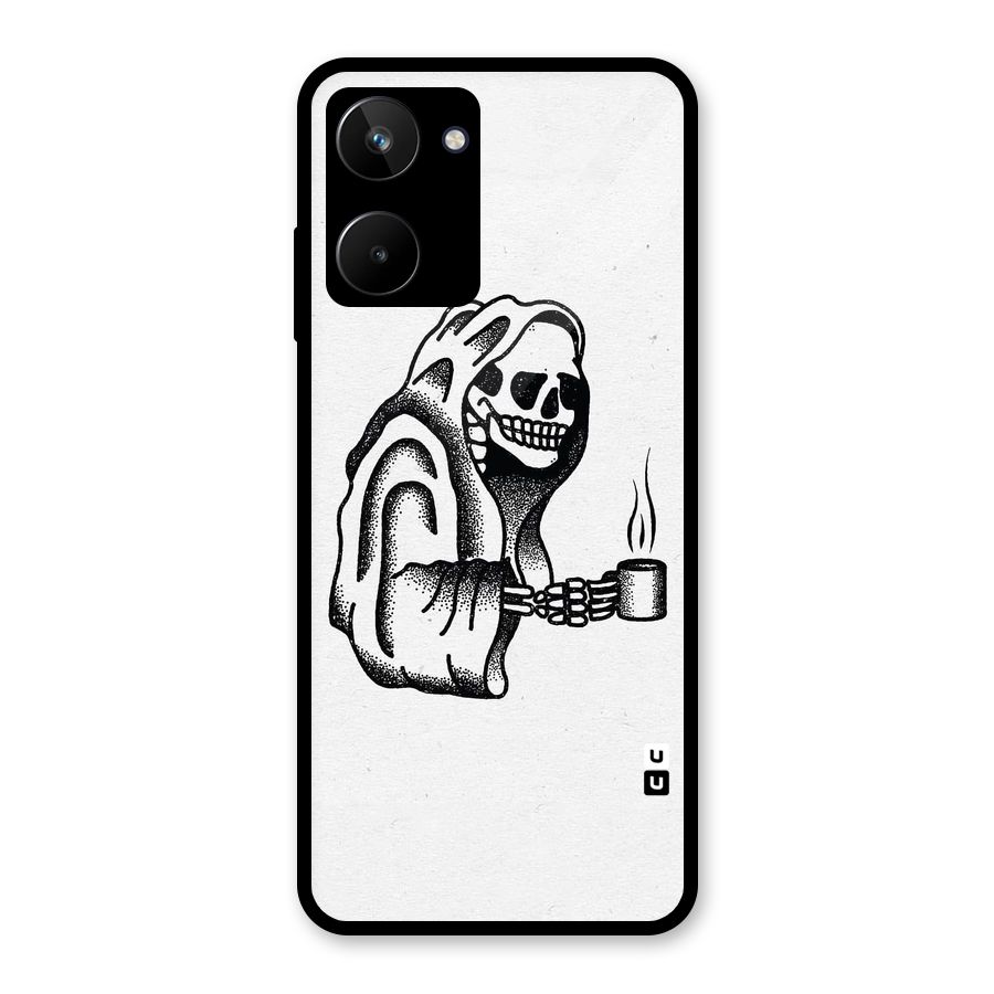 Dead But Coffee Glass Back Case for Realme 10