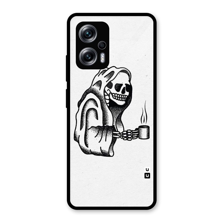 Dead But Coffee Glass Back Case for Redmi K50i