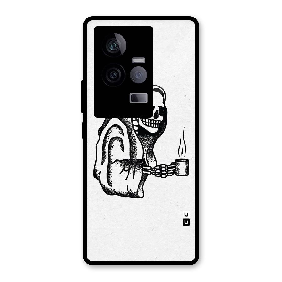 Dead But Coffee Glass Back Case for Vivo iQOO 11 5G