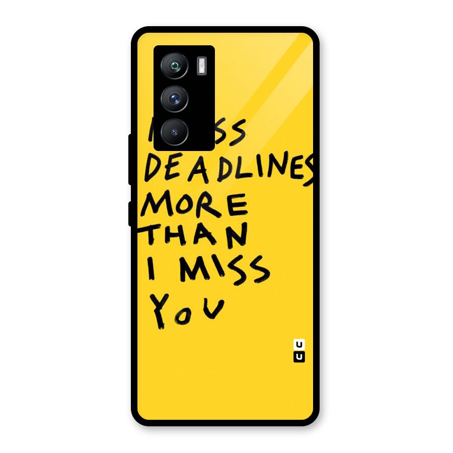 Deadlines Glass Back Case for Vivo iQOO 9 SE