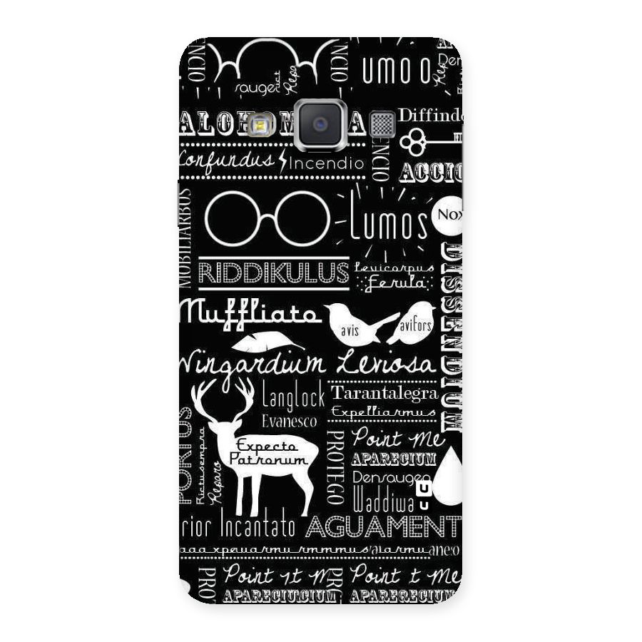 Deer Key Spell Back Case for Galaxy A3