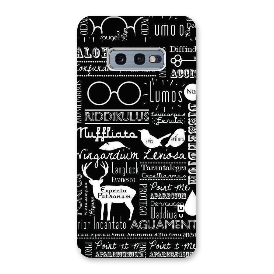 Deer Key Spell Back Case for Galaxy S10e