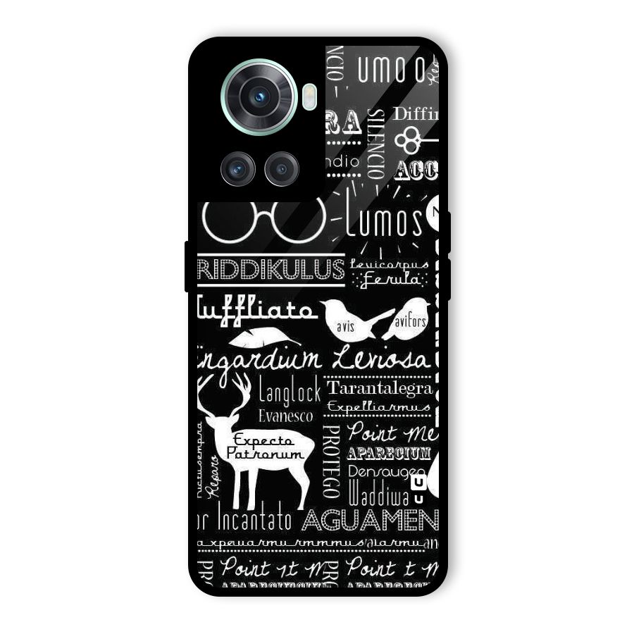 Deer Key Spell Glass Back Case for OnePlus 10R
