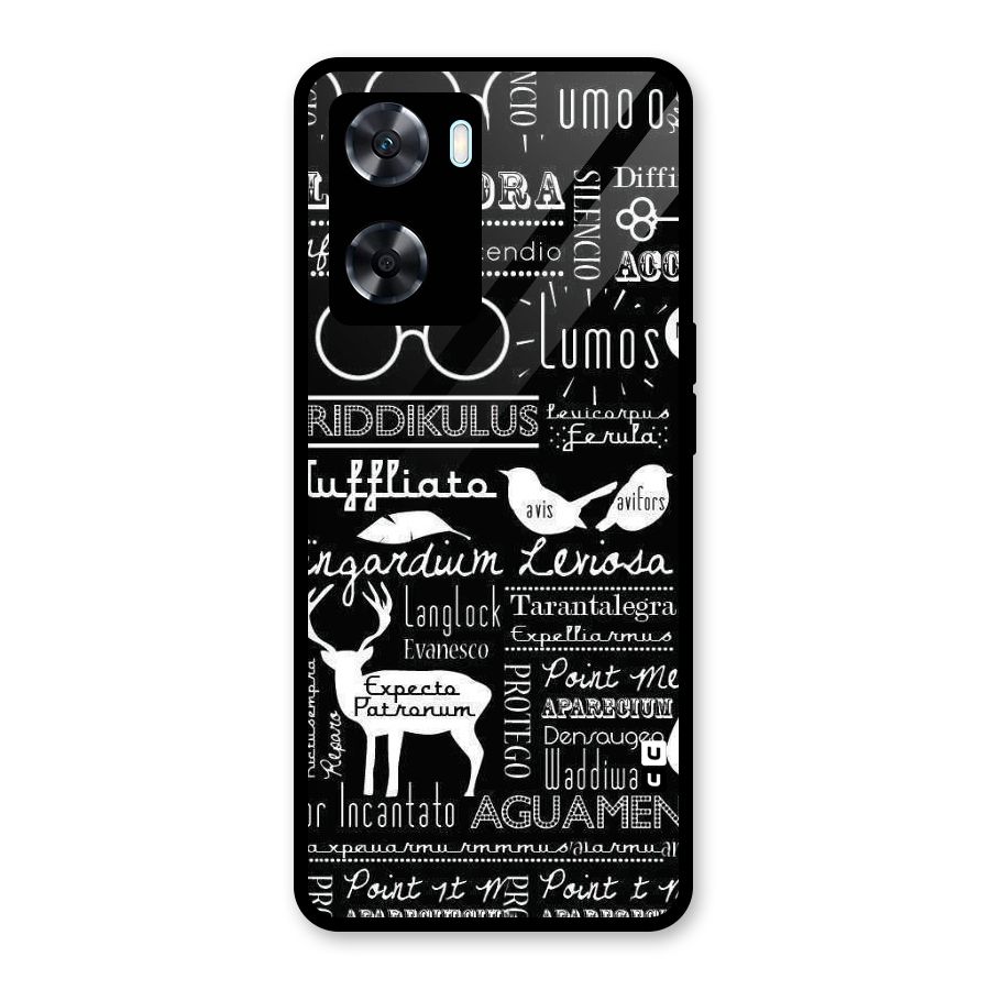 Deer Key Spell Glass Back Case for Oppo A77