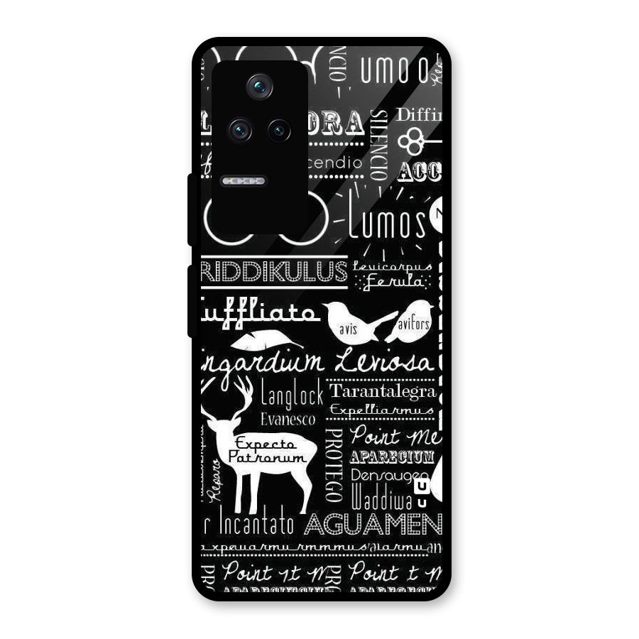 Deer Key Spell Glass Back Case for Poco F4 5G
