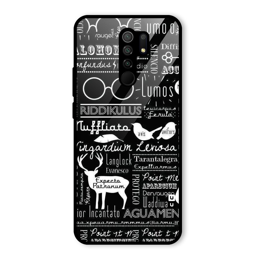Deer Key Spell Glass Back Case for Poco M2