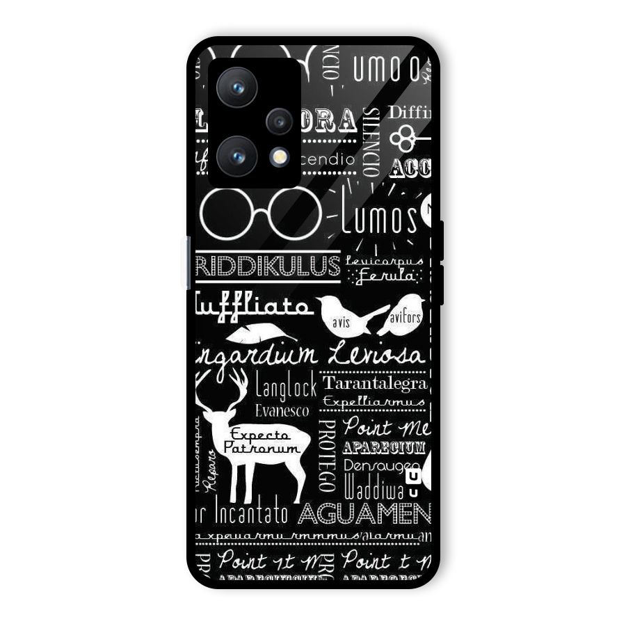 Deer Key Spell Glass Back Case for Realme 9 Pro 5G