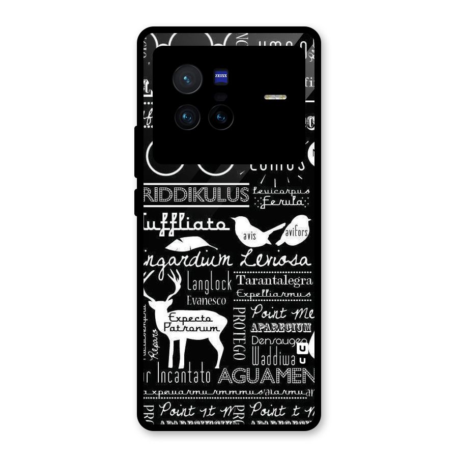 Deer Key Spell Glass Back Case for Vivo X80