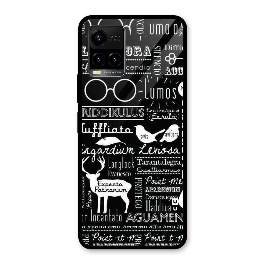 Deer Key Spell Glass Back Case for Vivo Y21A
