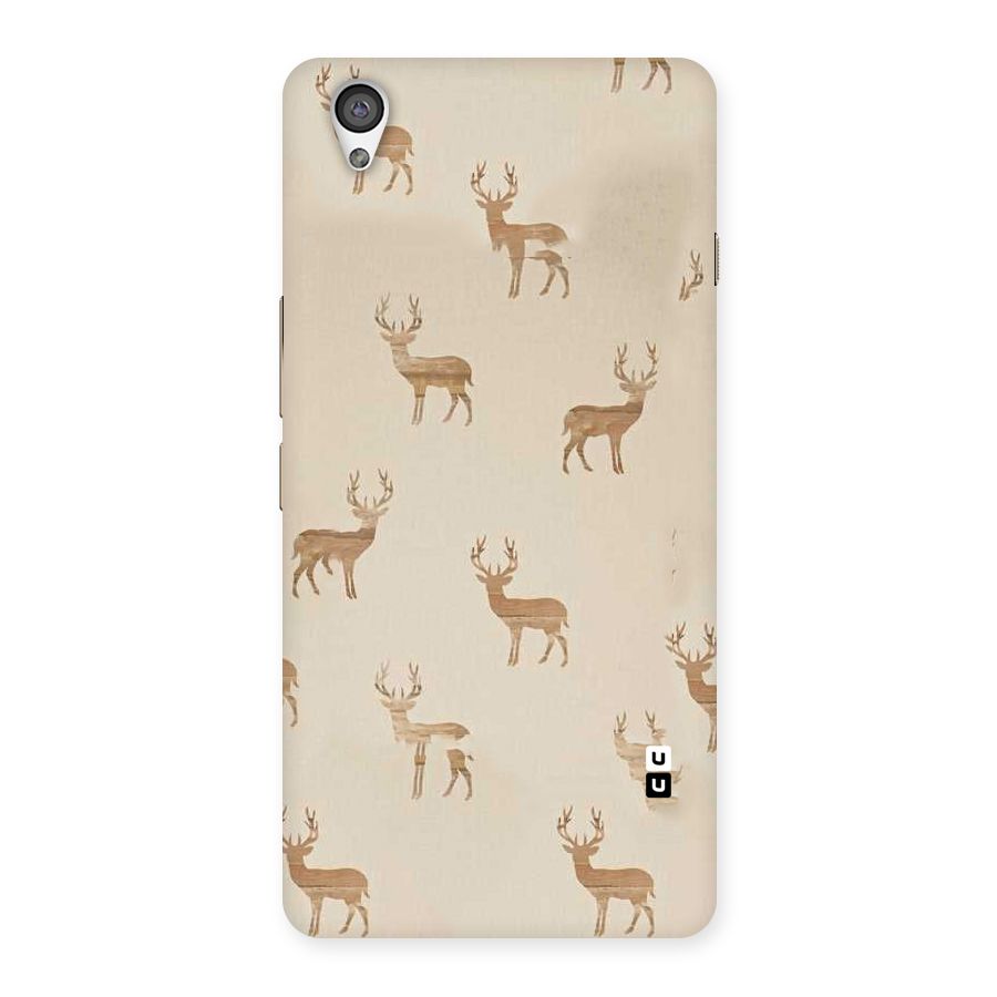 Deer Pattern Back Case for OnePlus X