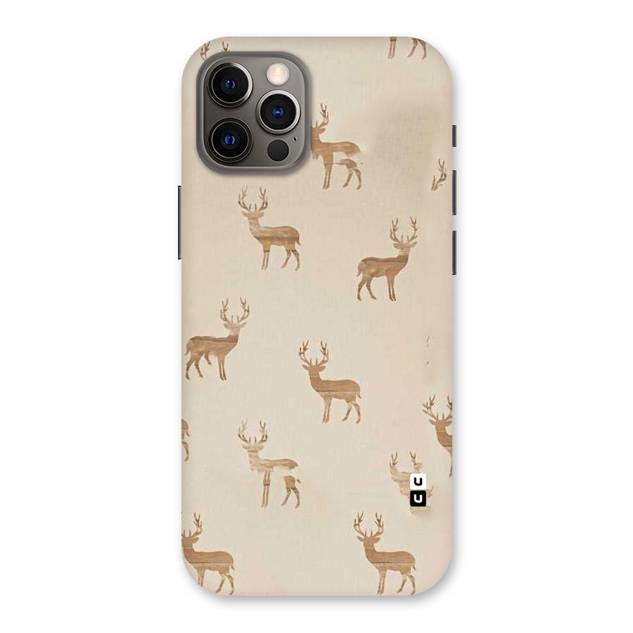 Deer Pattern Back Case for iPhone 12 Pro