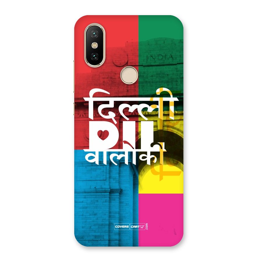 Delhi Citystyle Back Case for Mi A2