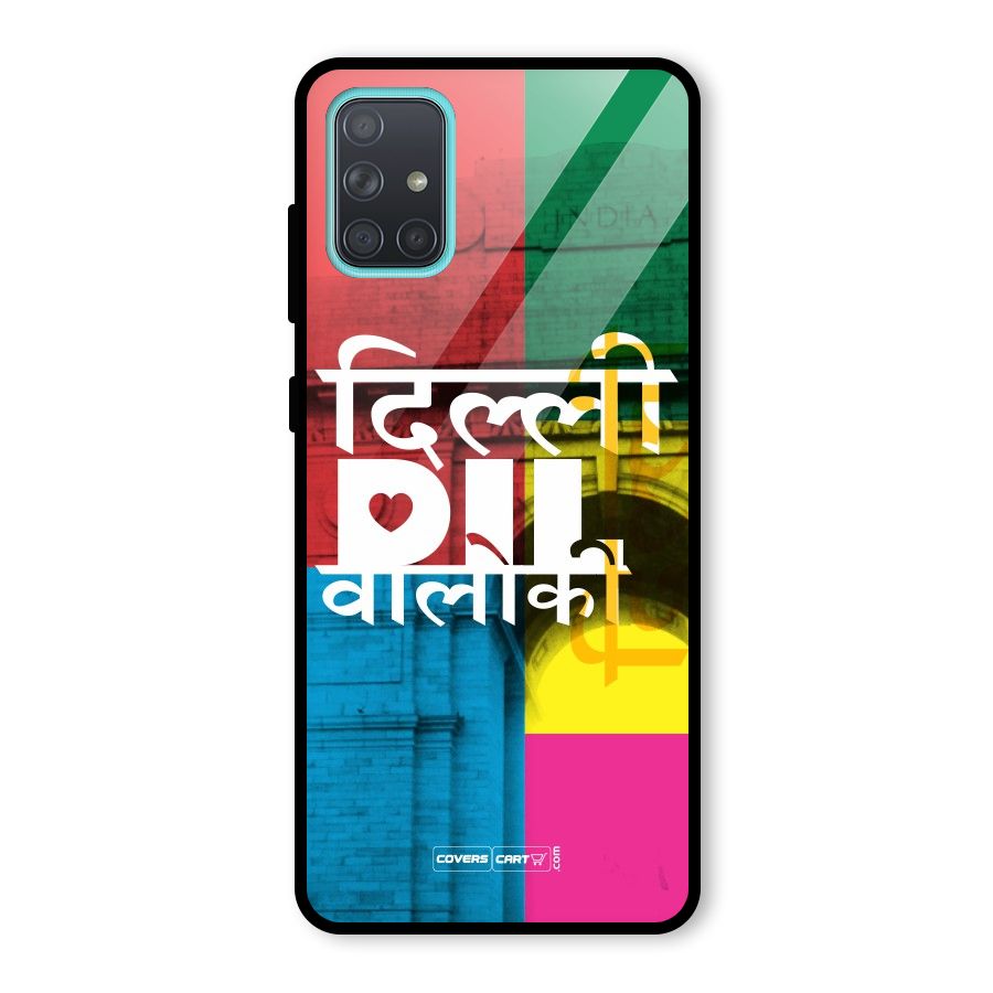 Delhi Citystyle Glass Back Case for Galaxy A71