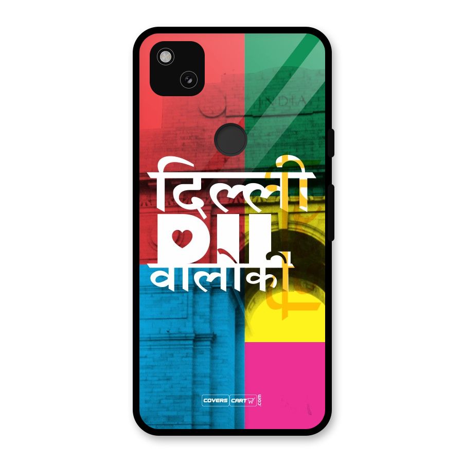 Delhi Citystyle Glass Back Case for Google Pixel 4a