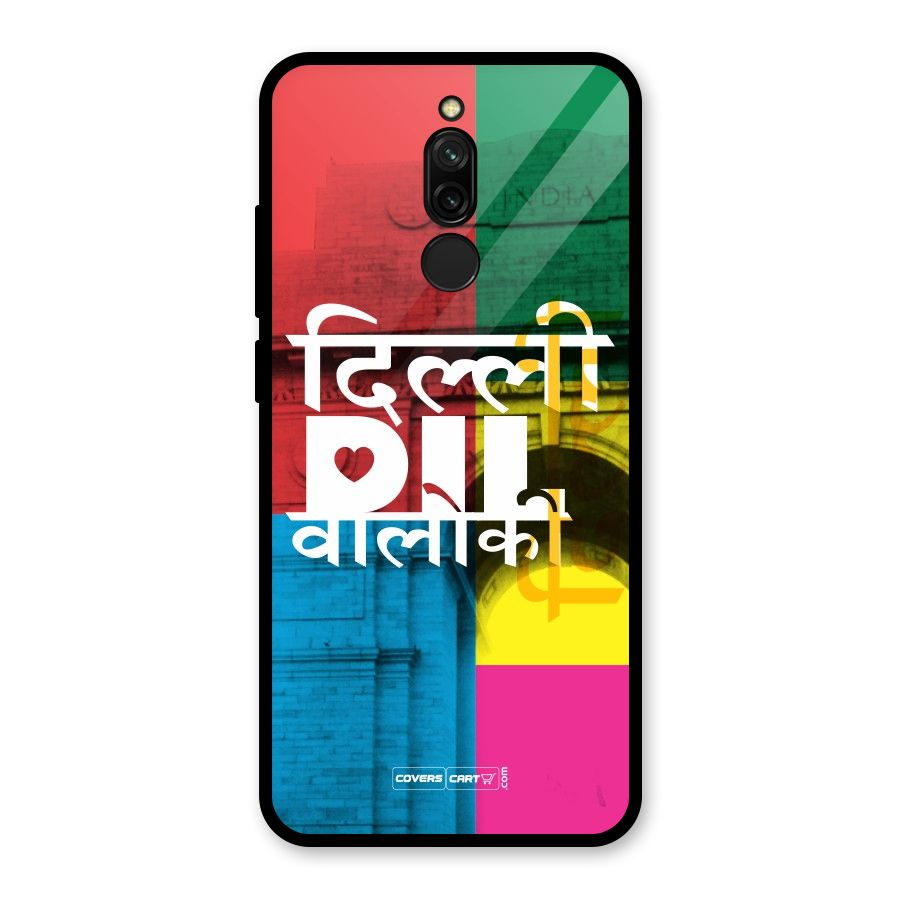 Delhi Citystyle Glass Back Case for Redmi 8