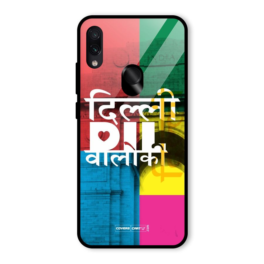 Delhi Citystyle Glass Back Case for Redmi Note 7 Pro