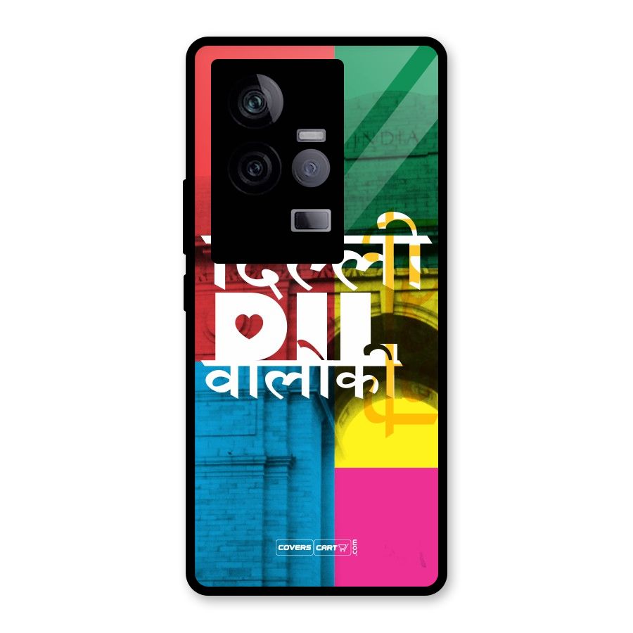 Delhi Citystyle Glass Back Case for Vivo iQOO 11 5G