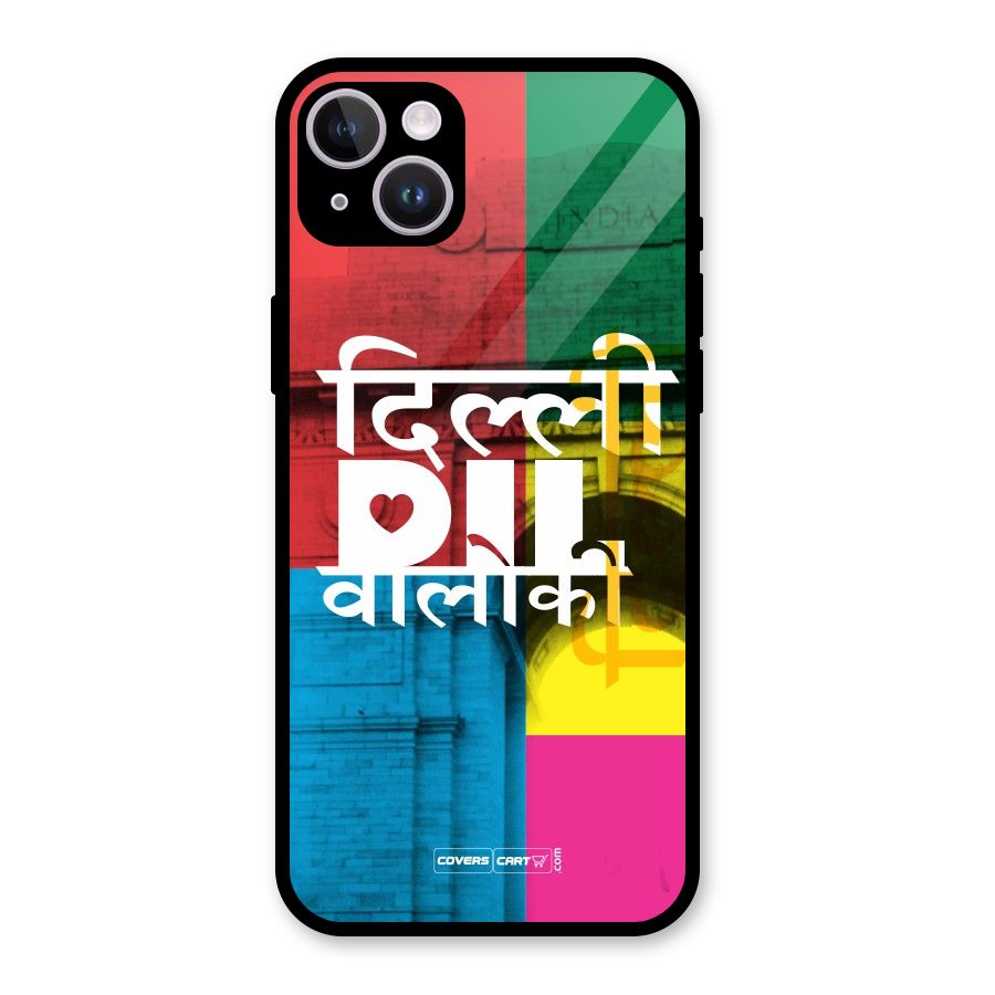 Delhi Citystyle Glass Back Case for iPhone 14 Plus