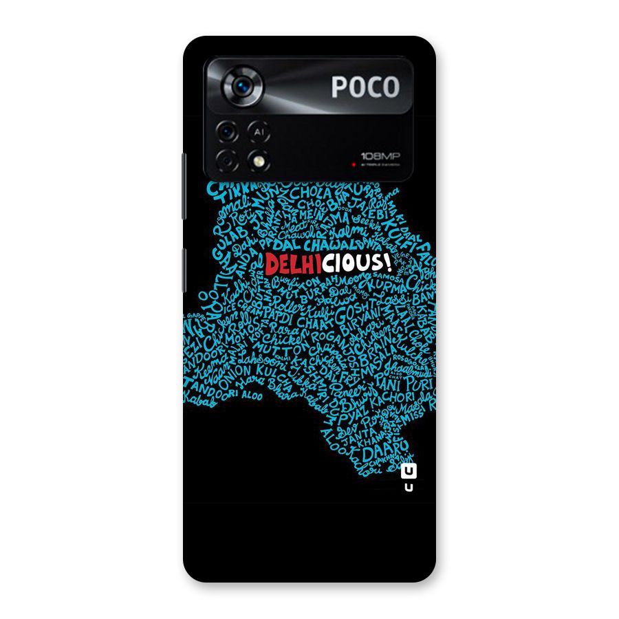 Delhicious Back Case for Poco X4 Pro 5G