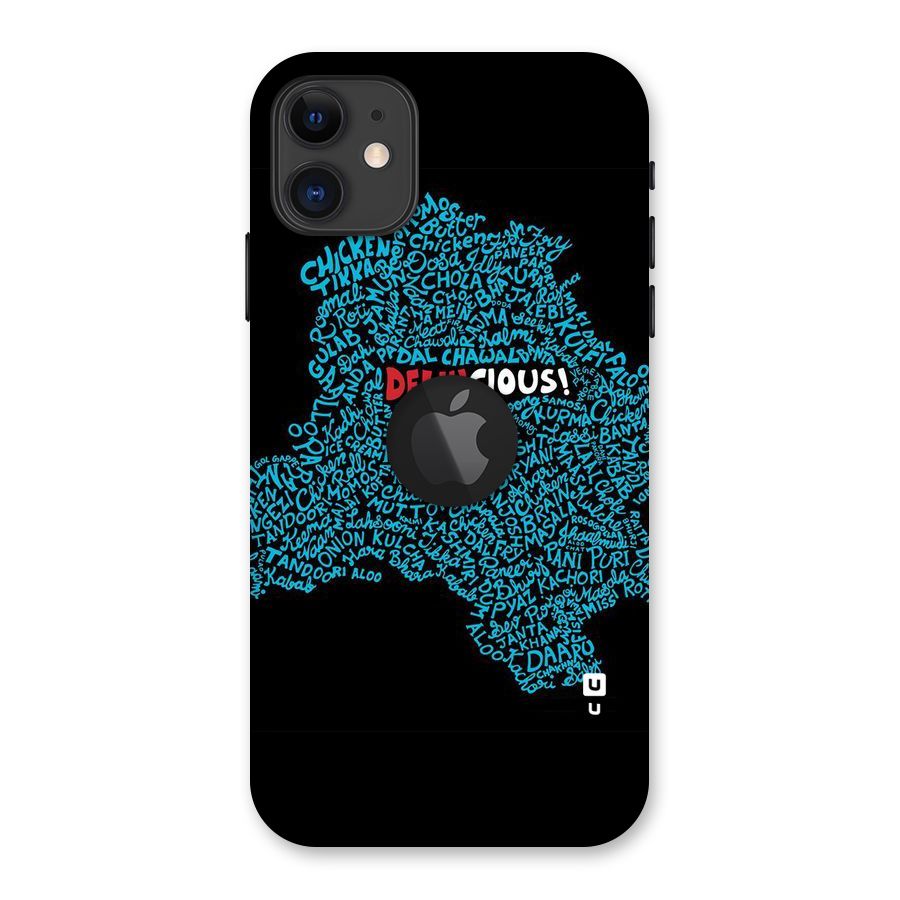 Delhicious Back Case for iPhone 11 Logo Cut