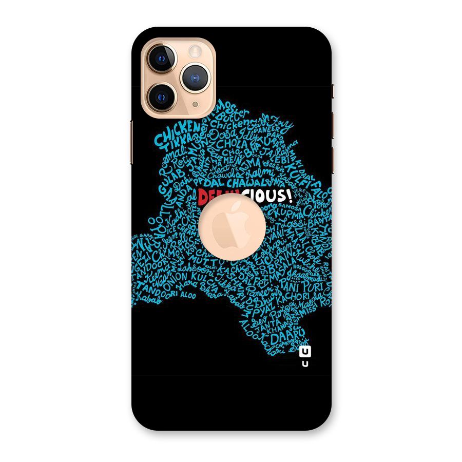 Delhicious Back Case for iPhone 11 Pro Max Logo Cut