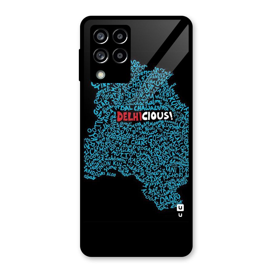 Delhicious Glass Back Case for Galaxy M53 5G