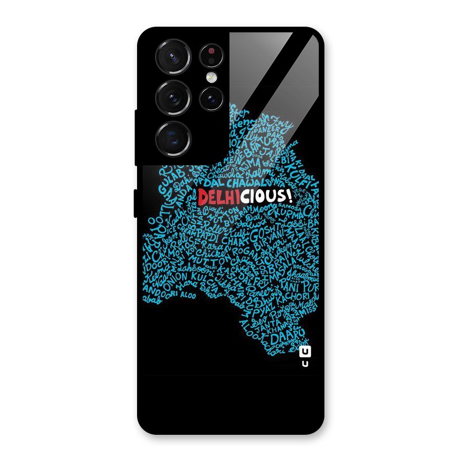 Delhicious Glass Back Case for Galaxy S21 Ultra 5G