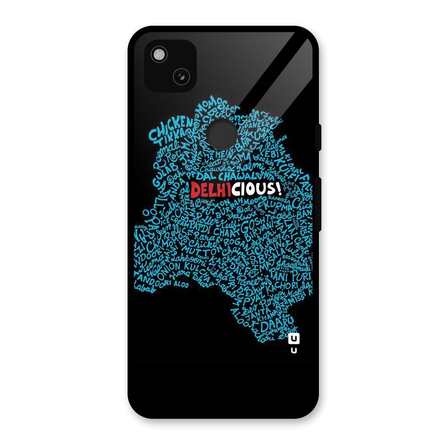Delhicious Glass Back Case for Google Pixel 4a