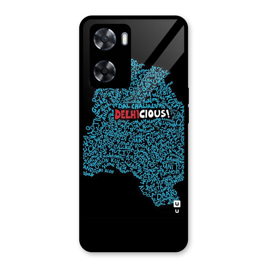Delhicious Glass Back Case for Oppo A57 2022