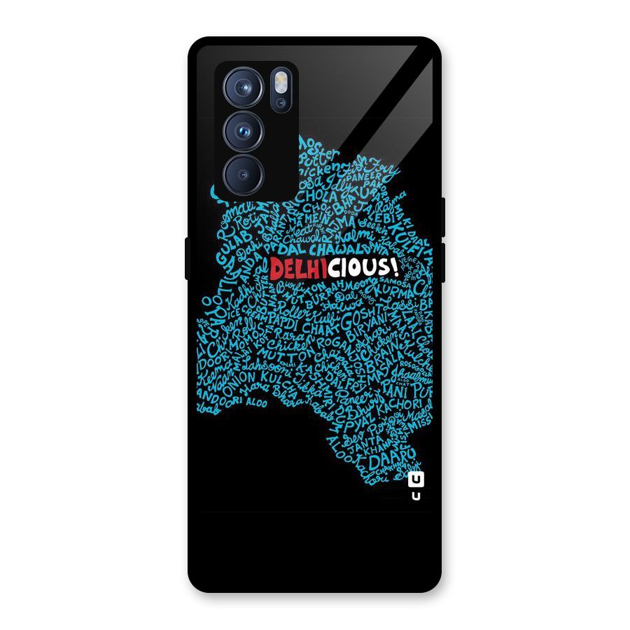 Delhicious Glass Back Case for Oppo Reno6 Pro 5G