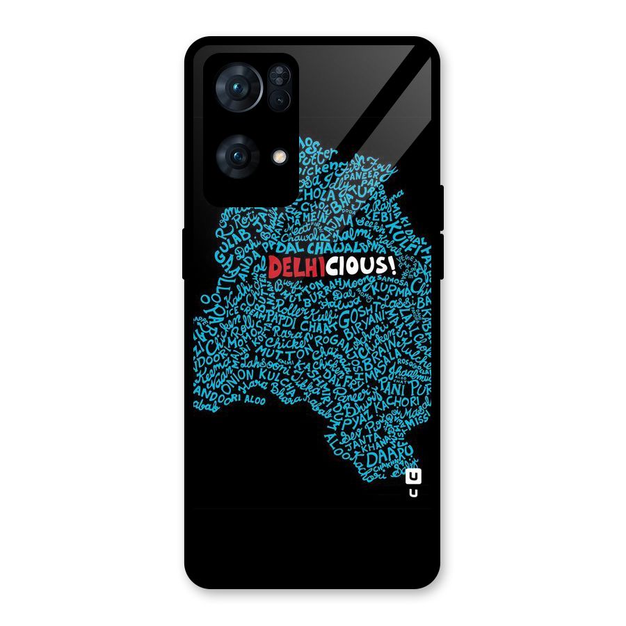 Delhicious Glass Back Case for Oppo Reno7 Pro 5G