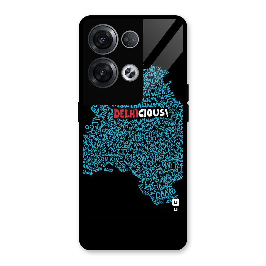 Delhicious Glass Back Case for Oppo Reno8 Pro 5G