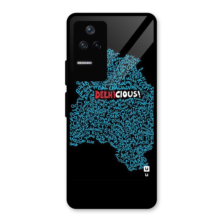 Delhicious Glass Back Case for Poco F4 5G