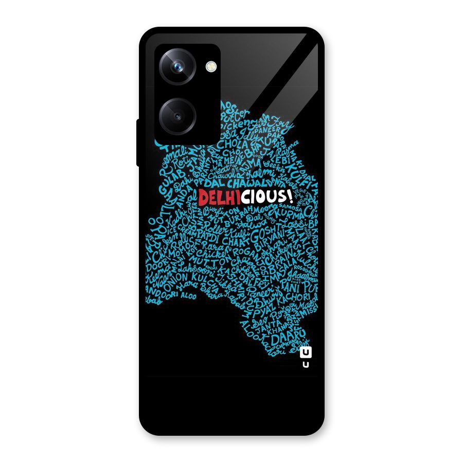 Delhicious Glass Back Case for Realme 10 Pro