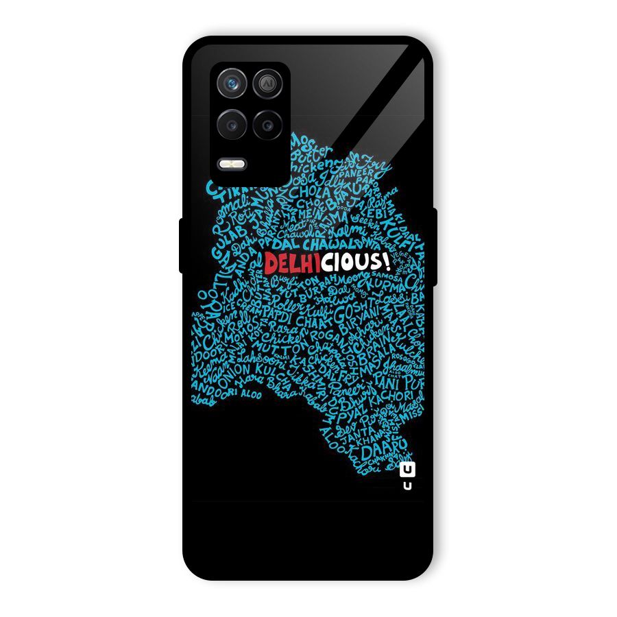 Delhicious Glass Back Case for Realme 8 5G
