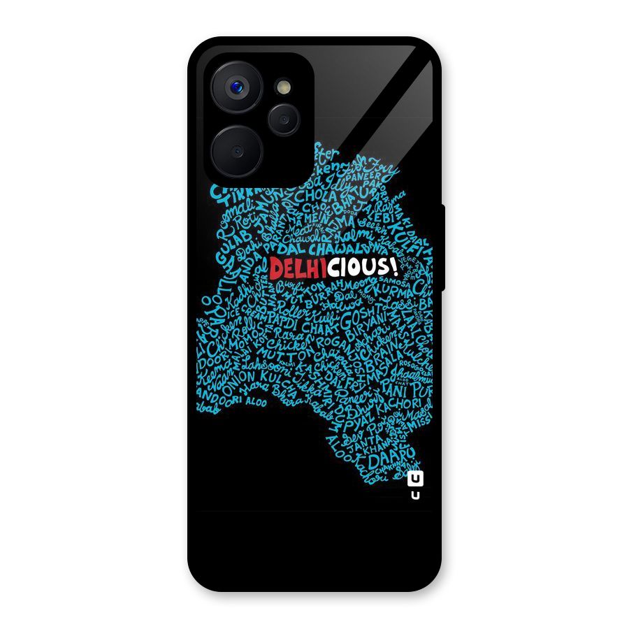 Delhicious Glass Back Case for Realme 9i 5G