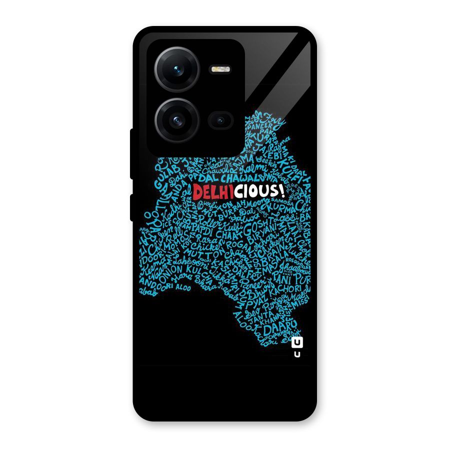 Delhicious Glass Back Case for Vivo V25