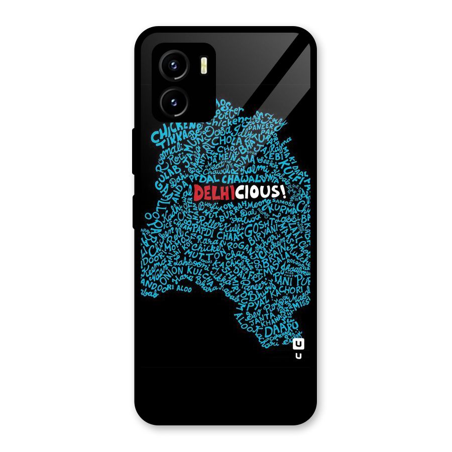 Delhicious Glass Back Case for Vivo Y15s